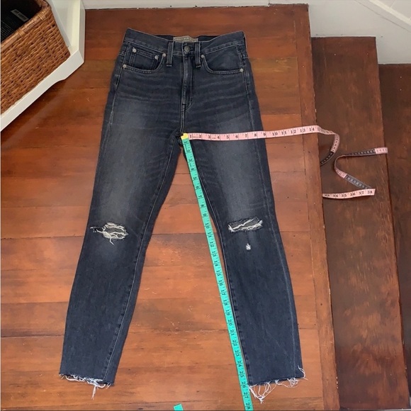 J. Crew Point Sur High Rise Jeans in Grey Black - Picture 10 of 10